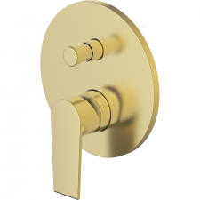 Vitruvius Rubicon Single lever concealed bath/shower mixer with concealed box Brushed Gold